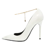 White Canvas Tom Ford Heels