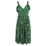 Green Polyester Self Portrait Dress