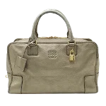 Metallic Leather Loewe Amazona