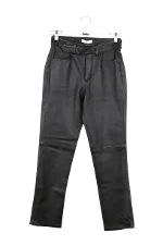 Black Leather Anine Bing Pants