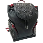 Black Leather Christian Louboutin Backpack