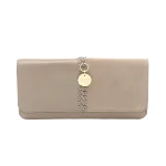 Beige Leather Chloé Wallet