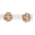 Gold Metal Piaget Earrings