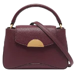 Burgundy Leather DKNY Handbag