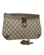 Beige Fabric Gucci Handbag