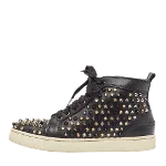 Black Leather Christian Louboutin Sneakers