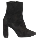 Black Suede Yves Saint Laurent Boots