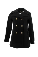 Black Wool Sandro Coat