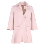 Pink Wool Valentino Coat