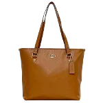 Brown Leather Coach Tote