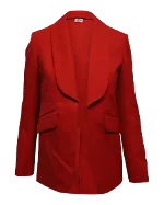 Red Polyester Zadig & Voltaire Blazer