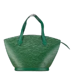 Green Leather Louis Vuitton Saint Jacques