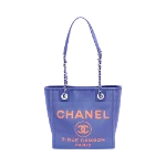 Blue Cotton Chanel Deauville