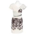 White Fabric Roberto Cavalli Dress