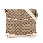 Beige Canvas Gucci Crossbody Bag