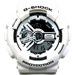 White Fabric Casio Watch