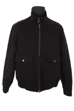 Black Polyester Michael Kors Jacket