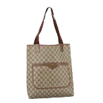 Beige Leather Gucci Tote