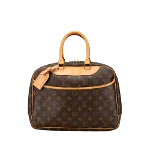 Brown Canvas Louis Vuitton Deauville 