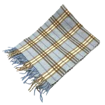 Blue Cashmere Burberry Scarf