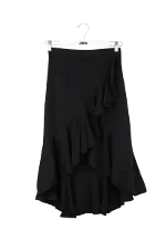 Black Viscose Sandro Skirt