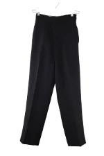 Black Wool Celine Pants