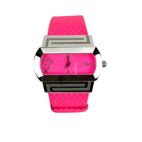 Pink Leather Versace Watch