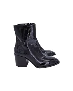 Black Leather Aeyde Boots