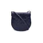 Black Leather Yves Saint Laurent Crossbody Bag