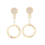 Gold Rose Gold Bvlgari Earrings