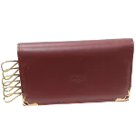 Brown Leather Cartier Key Holder