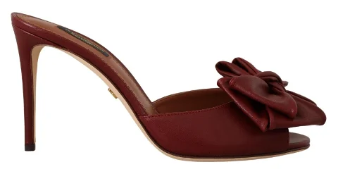 Brown Leather Dolce & Gabbana Heels