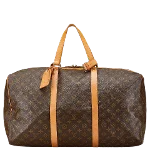 Brown Canvas Louis Vuitton Sac Souple