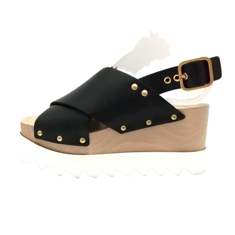Black Fabric Stella McCartney Sandals