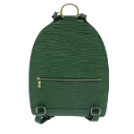 Green Leather Louis Vuitton Backpack