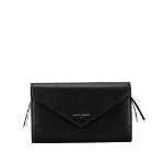 Black Leather Balenciaga Wallet