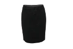 Black Polyester Armani Skirt