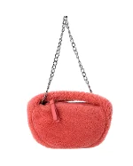 Pink Fur By Far Handbag