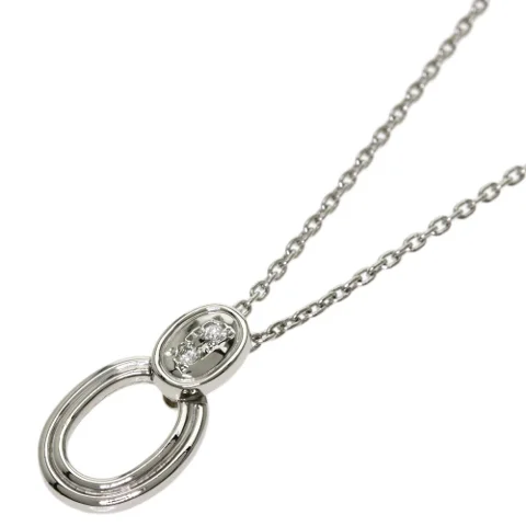 Silver Platinum Dior Necklace