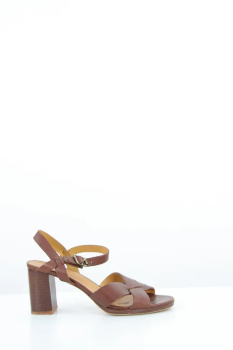 Brown Leather A.P.C. Heels