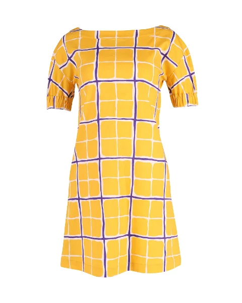 Yellow Cotton Moschino Dress