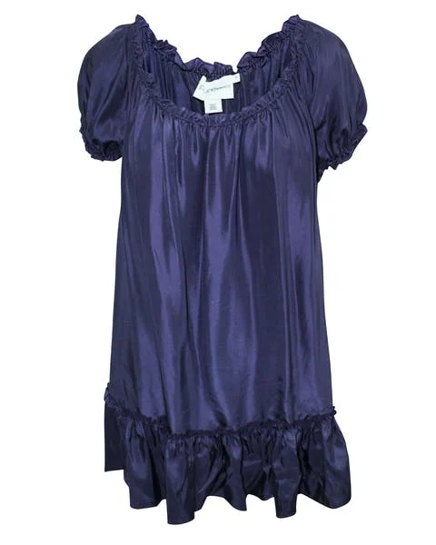 Purple Silk DKNY Dress