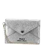 Silver Leather Miu Miu Wallet