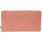 Pink Leather Balenciaga Wallet