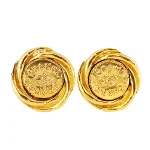 Gold Yellow Gold Chanel Earrings