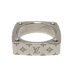 Silver Metal Louis Vuitton Ring