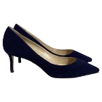 Navy Suede Jimmy Choo Heels