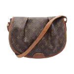 Brown Leather Louis Vuitton Menilmontant