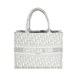 Beige Canvas Dior Handbag