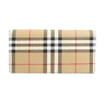 Beige Canvas Burberry Wallet